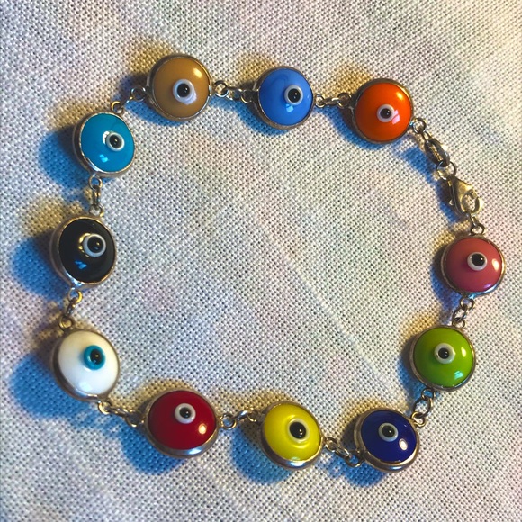 New Evil eye (nazar amulet) bracelets, multiple colors available - Picture 7 of 7